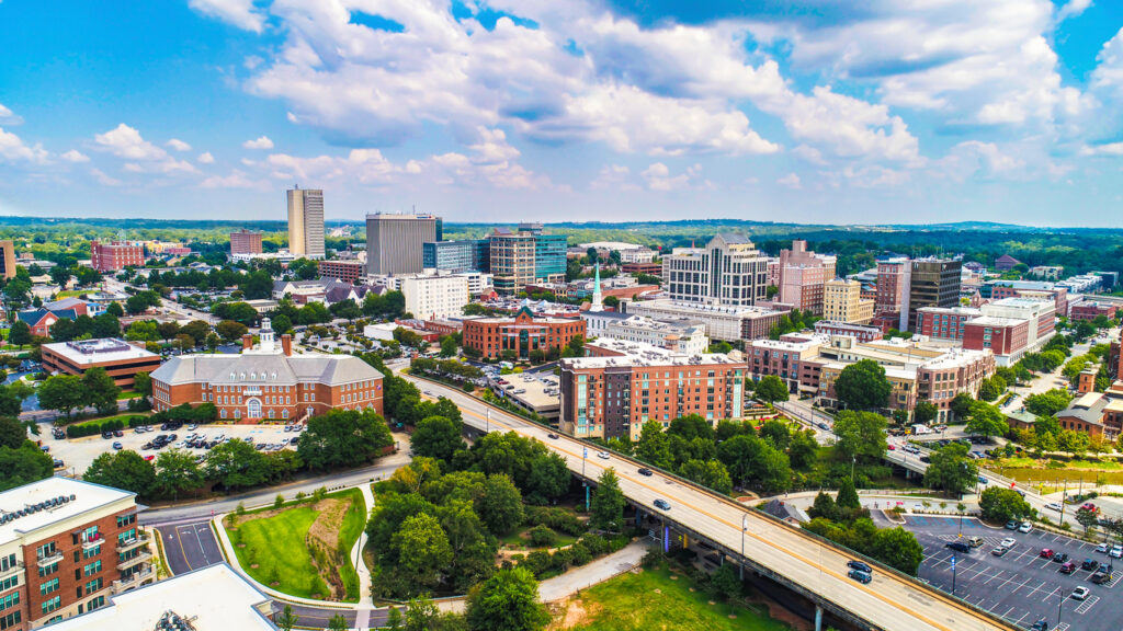 aerial-view-of-greenville-SC